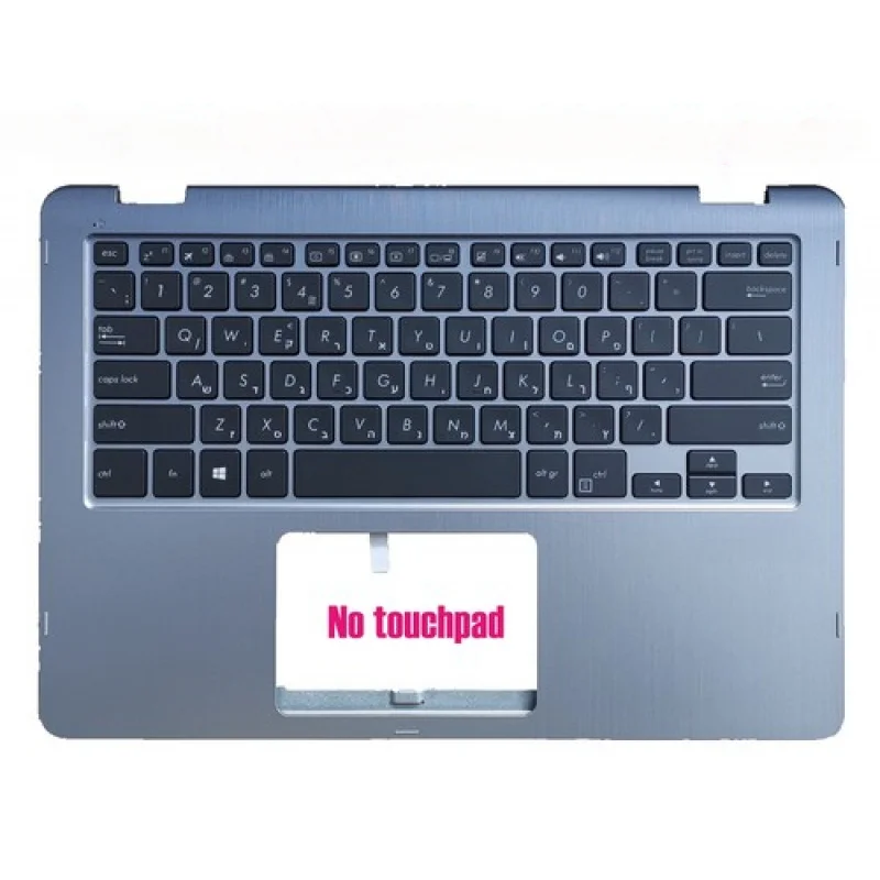 

Y + Israel Hebrew Palmrest Клавиатура с подсветкой для Asus TP410U TP410UA TP410UF TP410UR