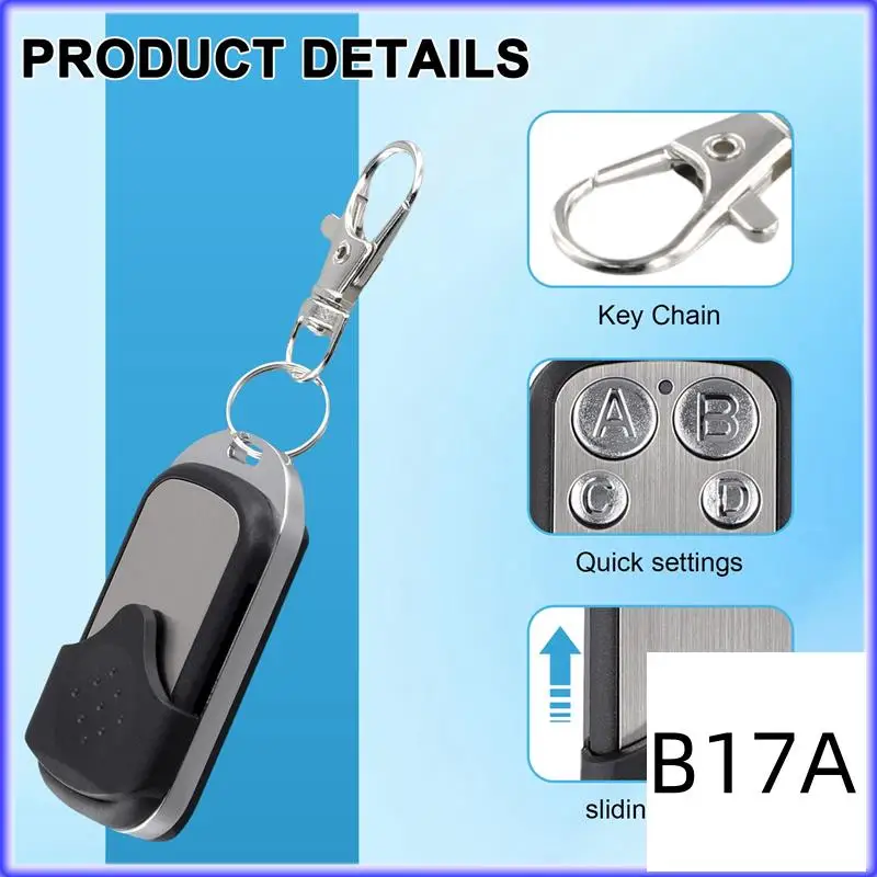 

BT-2PCS Garage Door Opener Remote Keys For 893MAX ,890MAX 895MAX