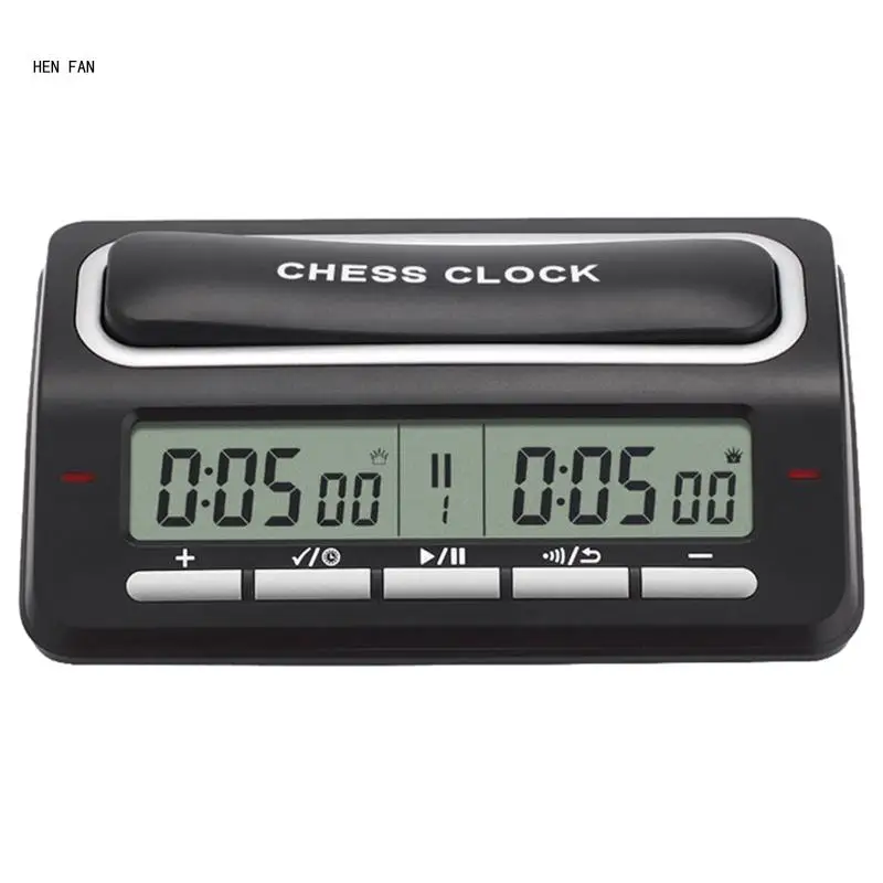 

Chess Clock Digital Timer Digital Display Profession International Chess Timer ABS Count Down Game Timer for Board Games M89D