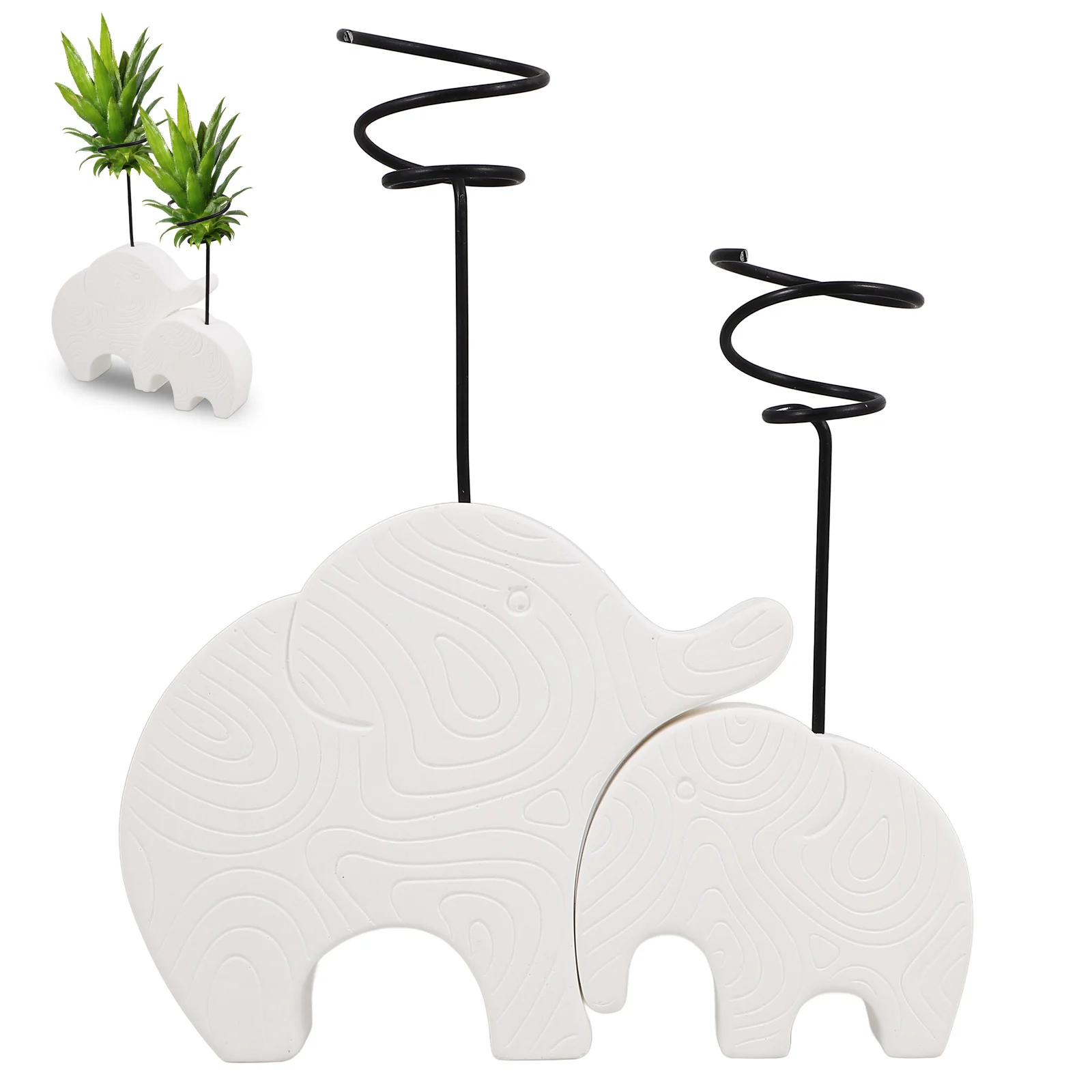 

2pcs Air Rack Plant Holder Decorative Table Display Stand For Air Plants Small Plant Holders Ventilated Flower Pot Stands