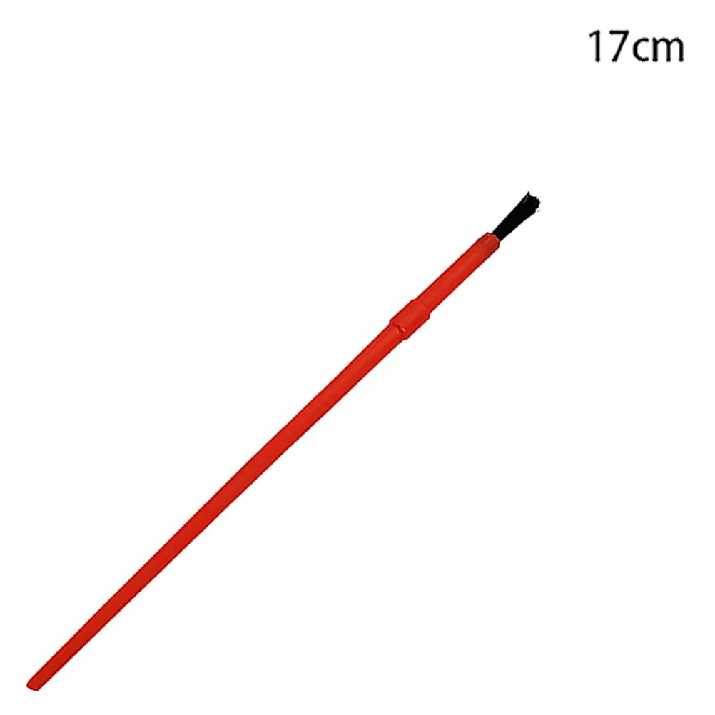 

100pcs Diy Pp Material Fine Tip For Acrylic Watercolor Oil Painting Kids Artists Portable Set Plastic Detail Paint Brush