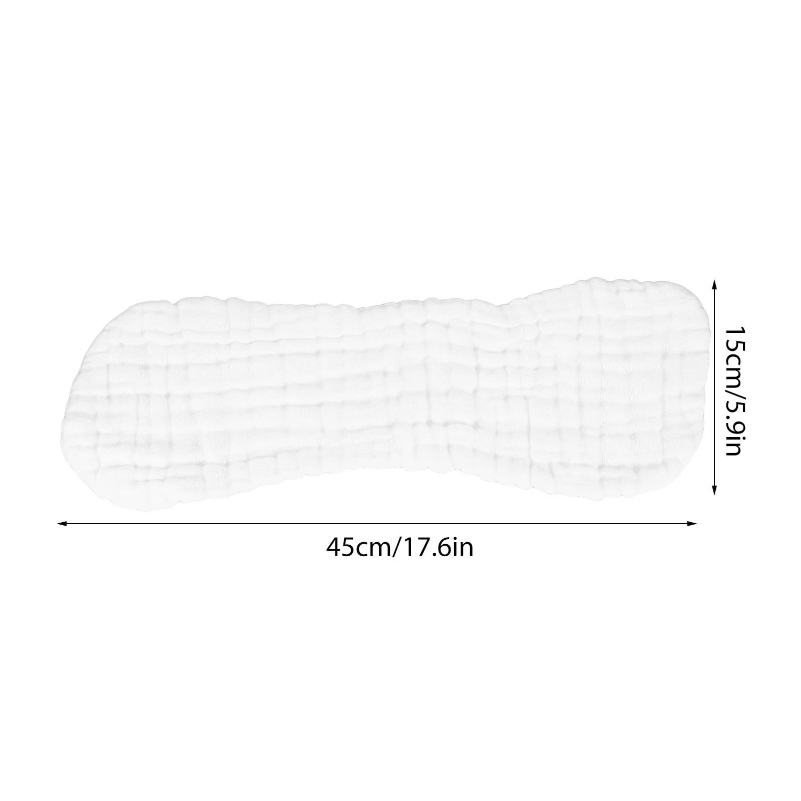 لينة القطن الشاش حفاضات الوليد الطفل الفول السوداني شكل القماش غطاء حفاضات قابلة لإعادة الاستخدام الطفل القماش بطانات منصات حفاضات عالية الامتصاص #5