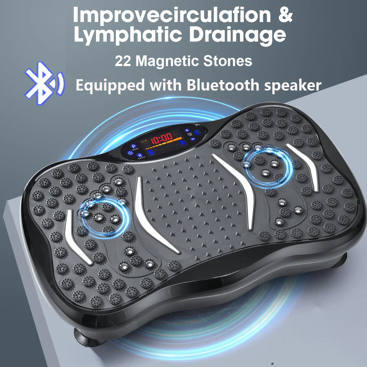 Vibration Fitness Massager Bluetooth Music Douyin Machine Rhythm Motivation Home Exercise Weight Loss and Fat Burning Fitness