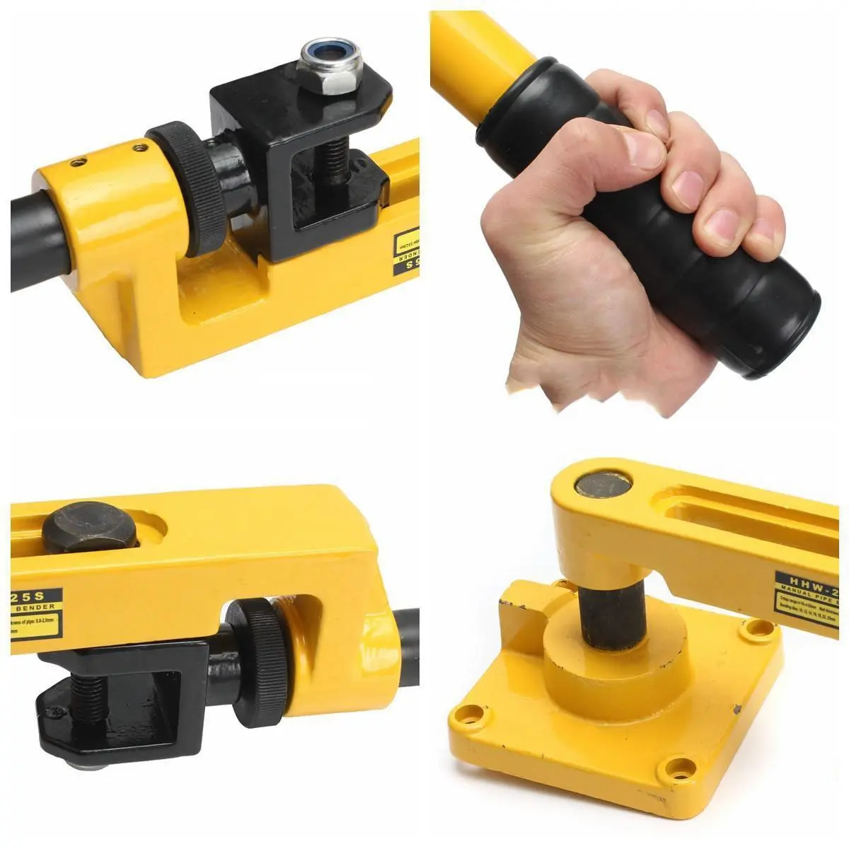 Multifunctional SWG-25 Portable Manual Hand Hydraulic Stainless Steel Bending Tool Kit Copper Tube Pipe Bender for Alloy Plastic - Image 4