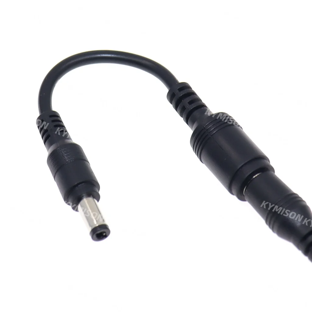 DC jack 6.5*4.4 / 6.0*4.4 Female to 5.5*2.5 mm Male Blue DC Power Charger Adapter 90 / 180 degrees for Laptop Notebook