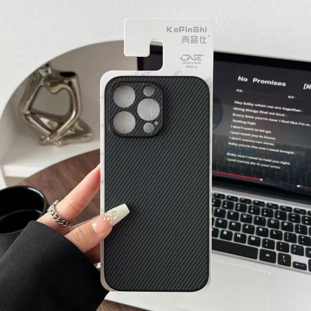 Aplicable para samsung s25 caja de teléfono móvil de soldadura de carbono a56 nueva textura note20plus business s22