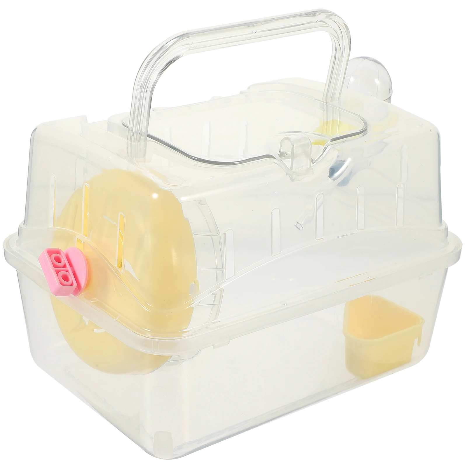 Panoramic Sunroof Cage For Small Animals Durable Hamster Travel Carrier Large Space Easy Clean Suitable Hedgehog Rabbit