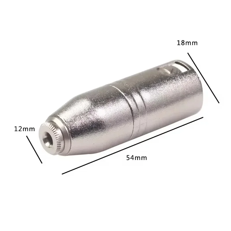 3.5MM Female To Big Three-core Balanced XLR Canon Male Audio Adapter Mixer Camera Microphone 3.5 Female To Canon Male Adapter