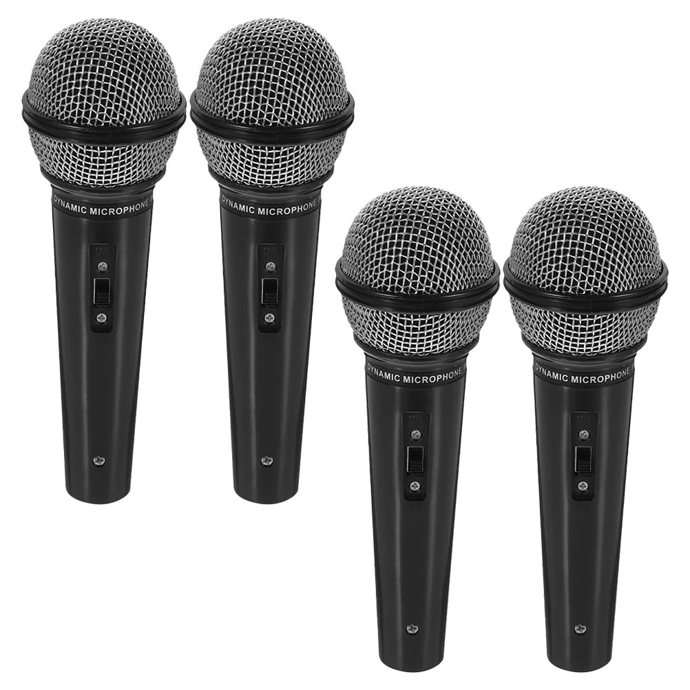 

4 Pcs Simulation Microphone Mini Plastic Toy Simulated Funny Children Supply Interesting Kids