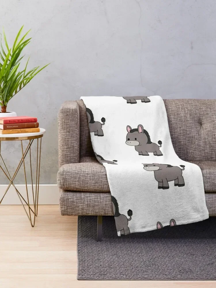 cute donkey Throw Blanket Summer Luxury Brand for babies Blankets