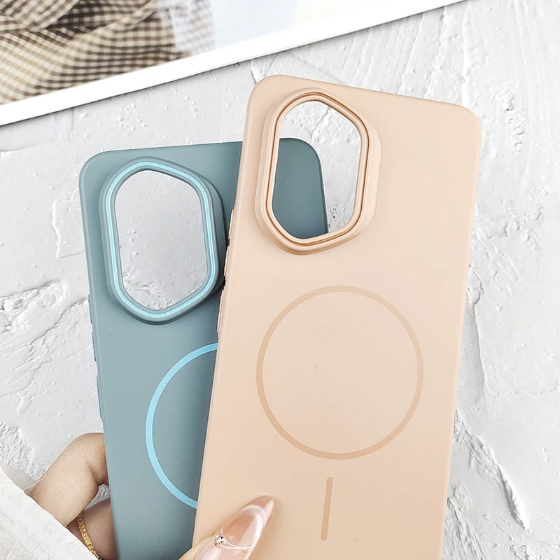 ل Honor 300 200 100 Pro الترا المغناطيسي ماتي المضادة للبصمة الصلب PC للصدمات حماية الغطاء الخلفي قذيفة