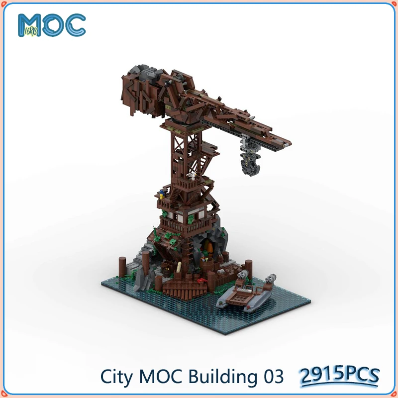 City Model MOC Building Blocks DIY Assemble Bricks Castle Architecture Display Collection Creative Educational Xmas Toys Gifts