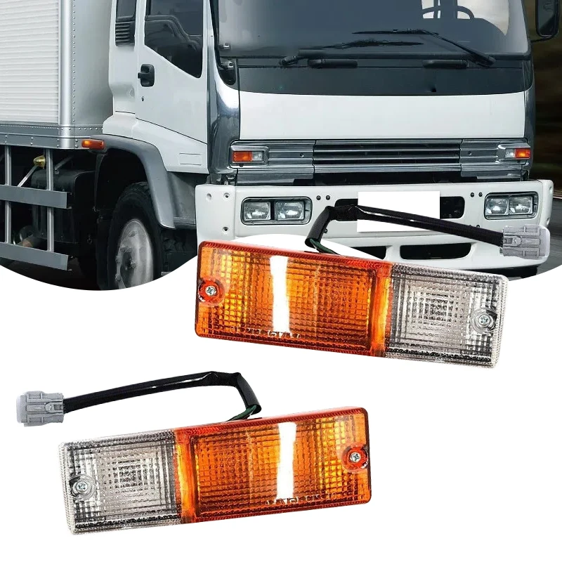 

For Isuzu FVR FTR FVZ Car Driving Light Turn Signal Warning Signal Light Flashing Light Front Bumper Light Accessories