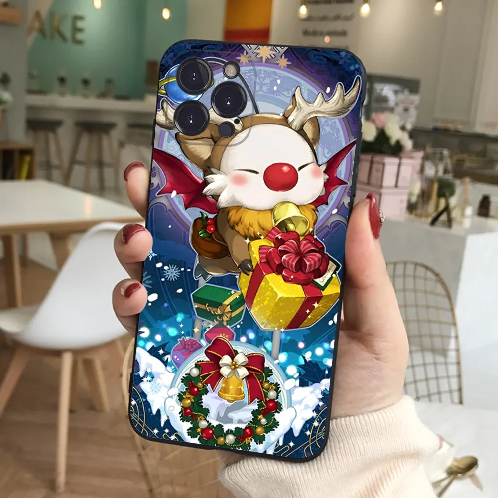 Moogle Final Fantasy Phone Case For iPhone 15 14 11 12 13 Mini Pro XS Max Cover 6 7 8 Plus X XR SE 2020 Funda Shell