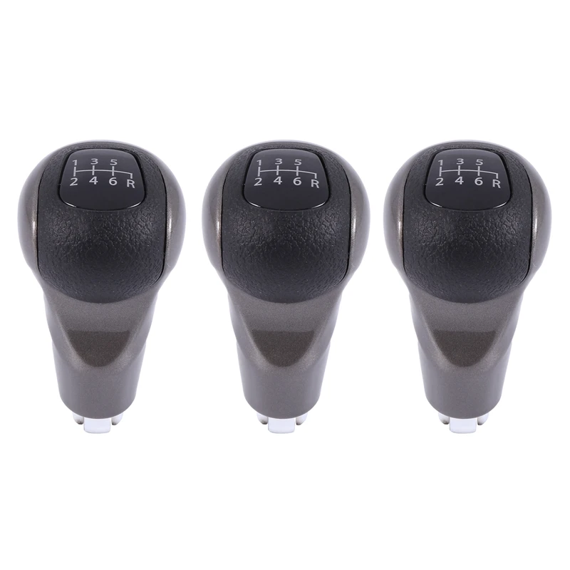 3X 6 Speed MT Car Gear Shift Knob Stick Ball Head Change Lever Knob For Honda Civic DX EX LX 2006-2011 54102-SNA-A01