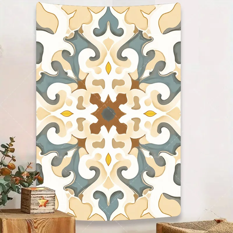 1pc Wall Tapestry Boho Chic Moroccan Style Wall Tapestry for Living Room Decor