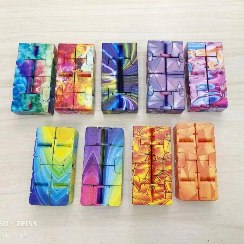 Starry Sky Christmas Magic Cube Children Adult Autism Anti Stress Relief Funny Hand Game  Fidgets Decompression Toys