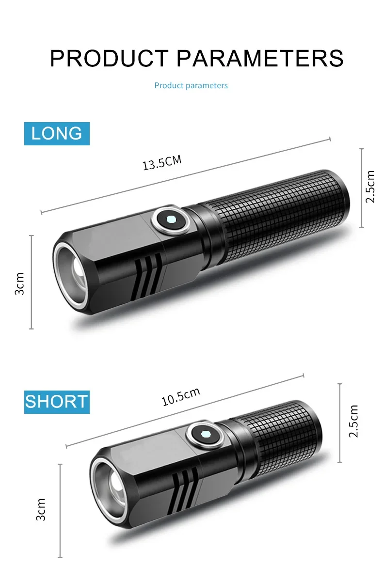 充電式LED懐中電灯,強力な懐中電灯,自己防衛ランプ,Josast-XHP50 18350バッテリー,18650 lm,キャンプ用,15000