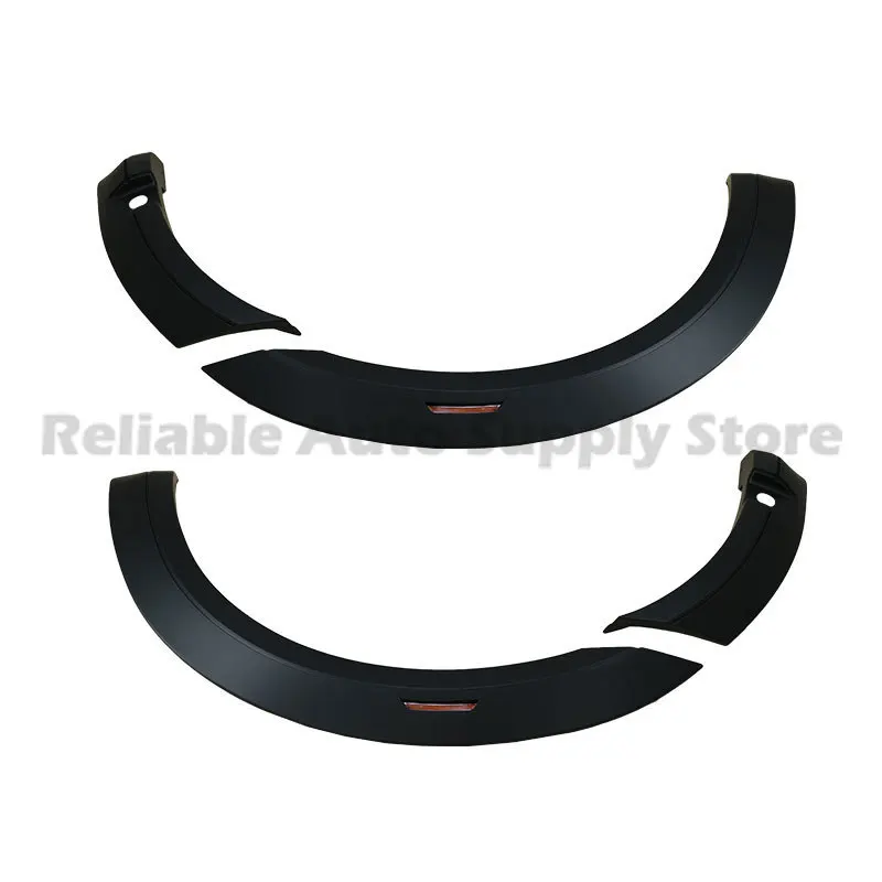 For Ford Ranger T7 T8 Wide Body Fender Flares with Reflectors Premium Wheel Arch Trim Upgrade Pickup Exterior Accessories
