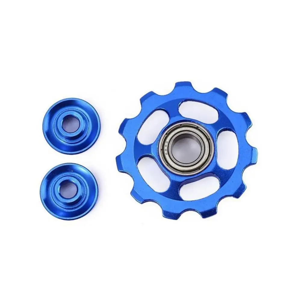 Poulie de dérailleur arrière en alliage d'aluminium pour VTT, rouleau de guidage de vélo de route, tendeur, accessoire de cyclisme