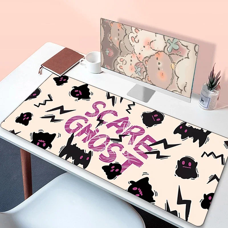 Grand tapis de souris Kawaii mesurost Gaming, Lapmedicings Gamer, Polymères de bureau, Sous-tapis de souris, Armoire à clavier, Tapis de souris média