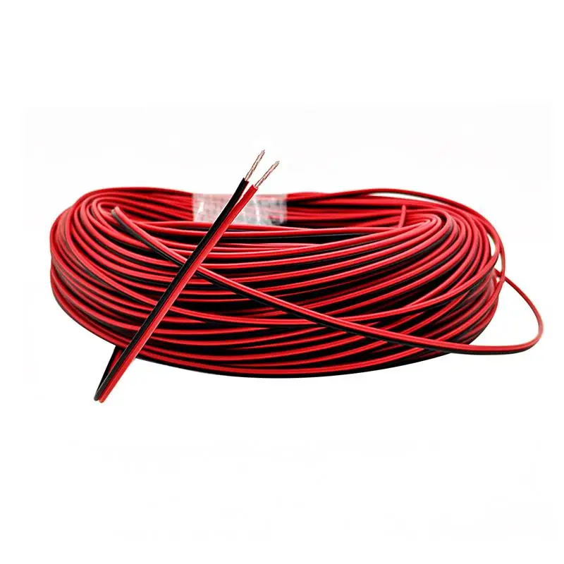 1pc 20M Length Audio Cable Copper Wire Loudspeakers Cable PVC Cover Audio Wire Speaker Cord LED Lights Cord Loudspeaker Cable