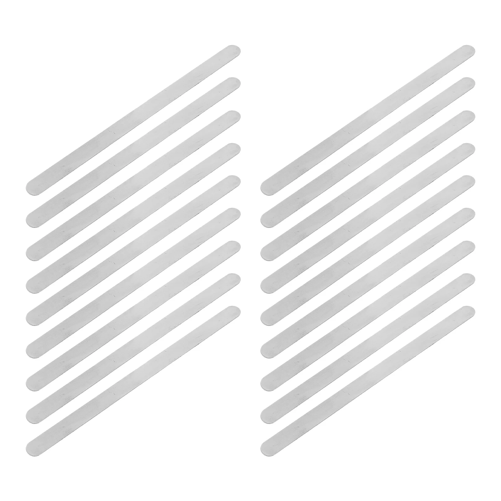 18 pièces de bracelets en acier inoxydable vierges, bracelets vierges, fournitures de fabrication de bijoux, outils de gravure et de marquage DIY, bracelets vierges