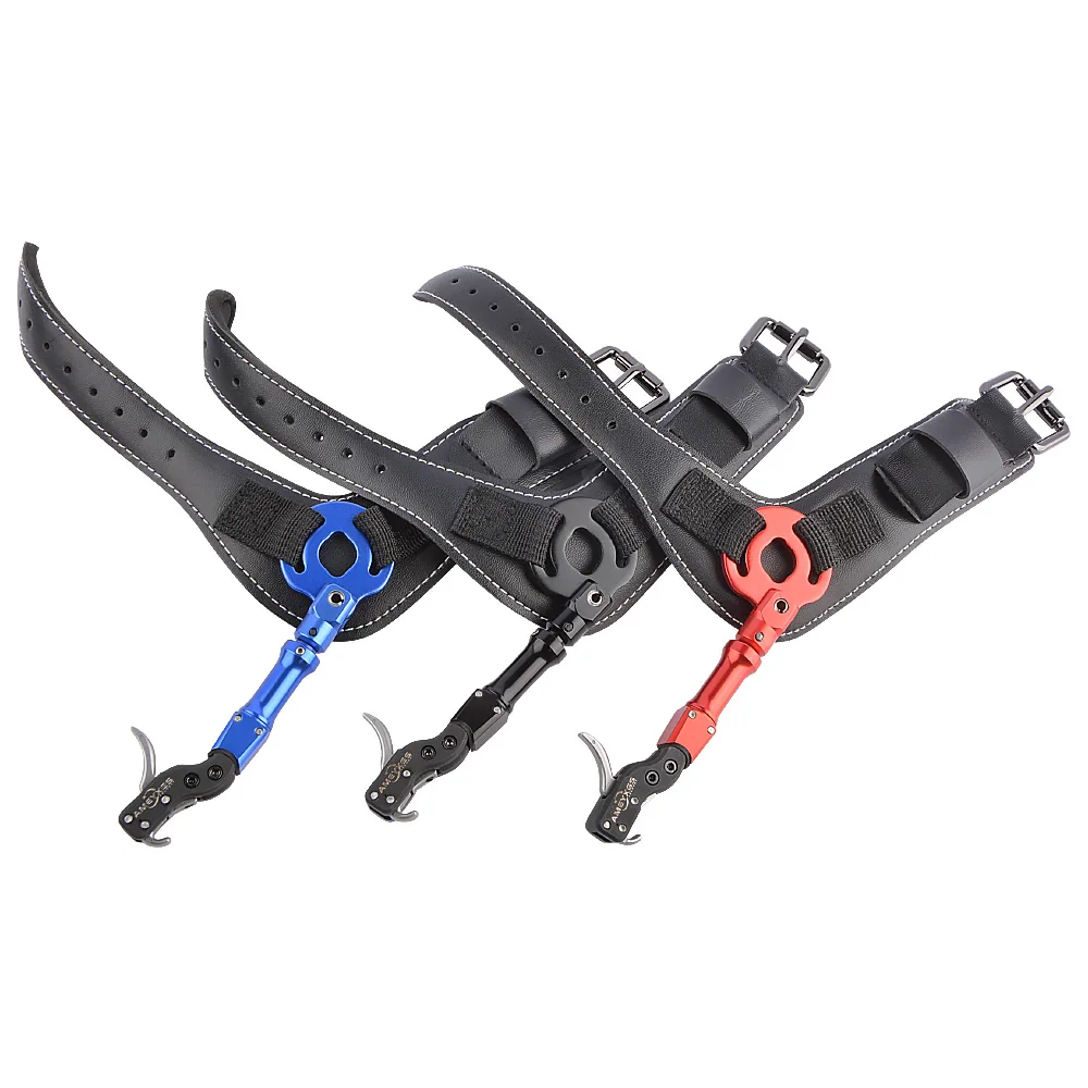 Schleife Handgelenkentriegelung 360° °   Bremssattel Compoundbogen Bogenschießen Release Empfindlichkeit Einstellbarer Daumenauslöser LH/RH Jagdzielschießen