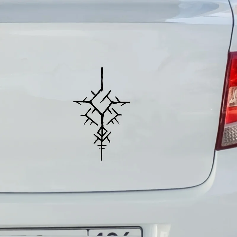 Viking Protection Symbol Vinyl Sticker, Durable Decal for Car Metal Glass Laptop and Other Glossy Surfaces, Nordic Decor