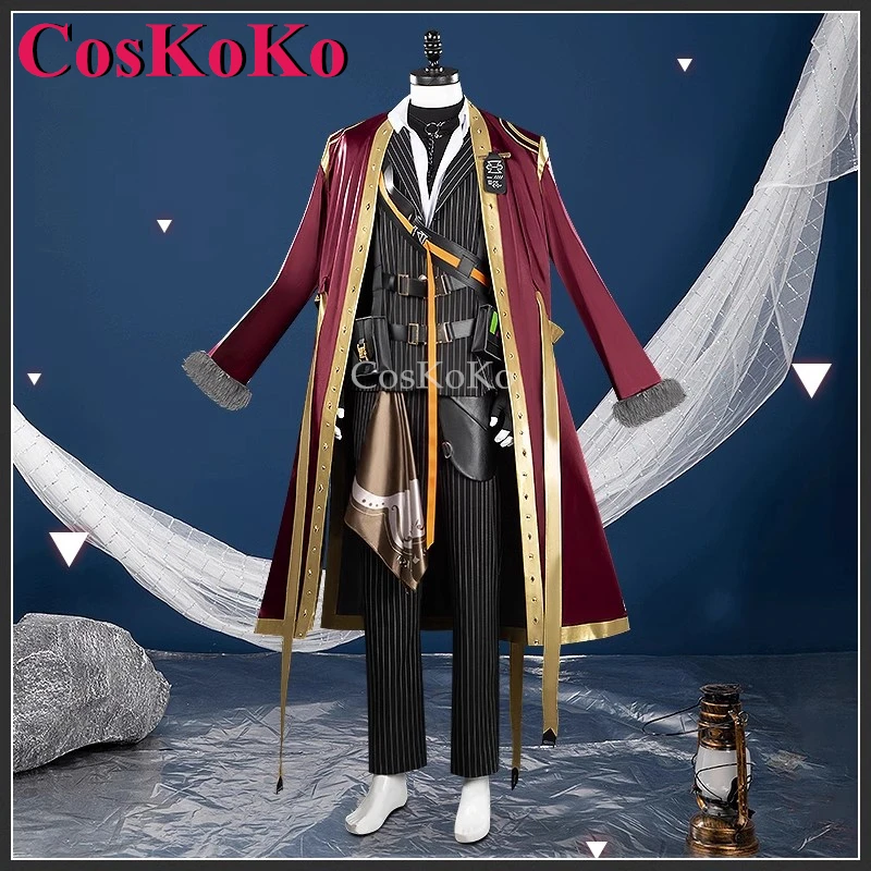 【Customized】CosKoKo Demetri Certaldo Cosplay Game Arknights Costume Fashion Uniforms Unisex Halloween Party Role Play Clothing