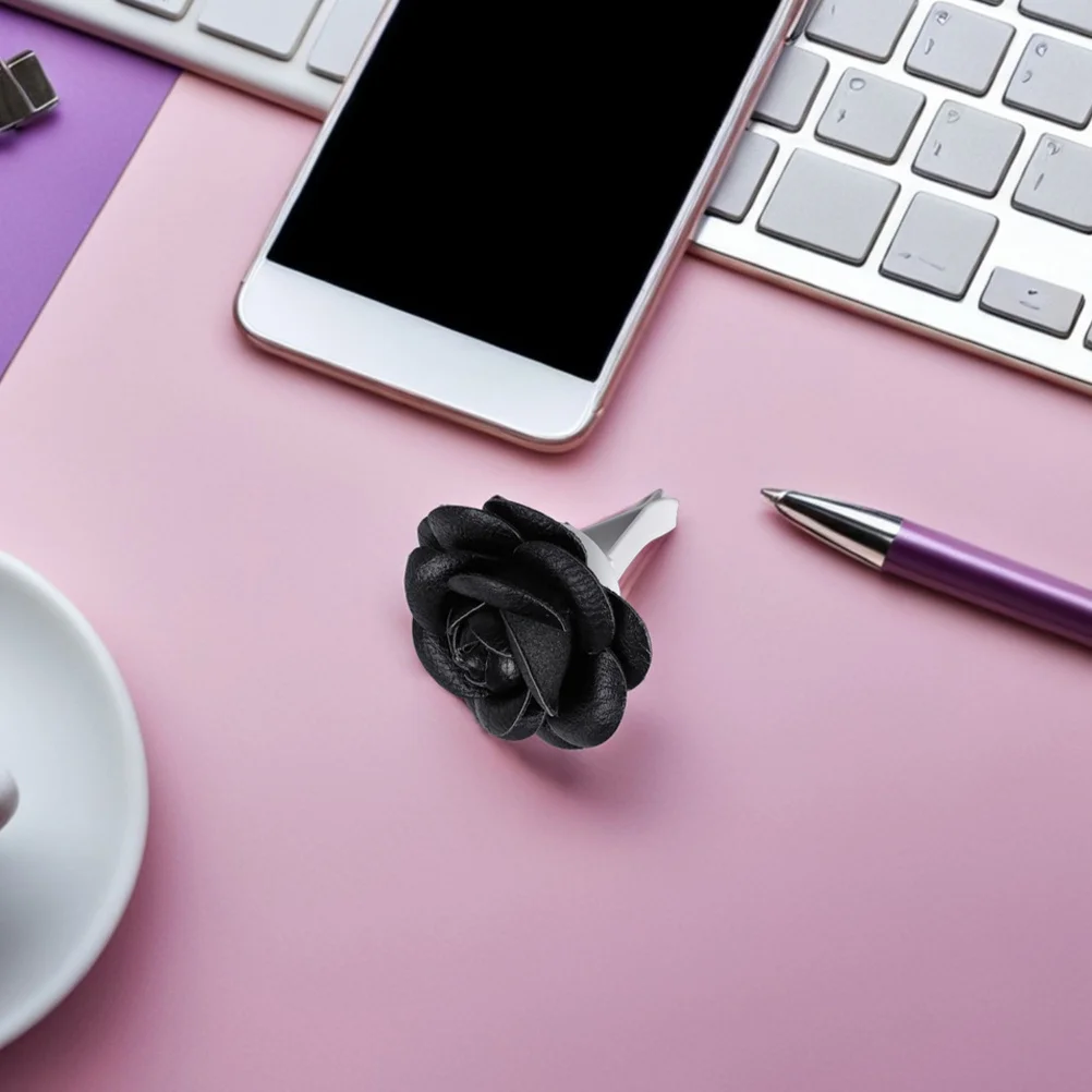 

2pcs Car Vent Clip Aromatic Diffuser For Vehicle Air Conditioning Flower Shaped Auto Perfume Long Lasting Scent Compact Design