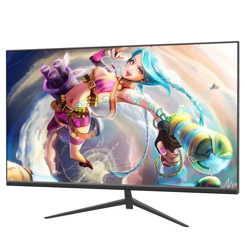 Monitor piatto Prezzo all'ingrosso Schermo di visualizzazione 1k Computer PC 1k 165hz 24 pollici Lcd personalizzato 27 Ips 2560 Due 19 Monitor LCD ultra ampio