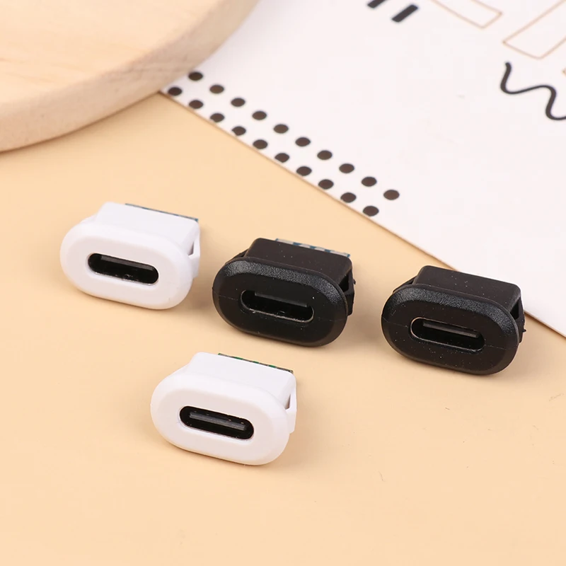 Konektor tahan air USB tipe-c, colokan ekor konektor antarmuka 5A 20V arus tinggi pengisian cepat Port Jack USB-C colokan pengisi daya