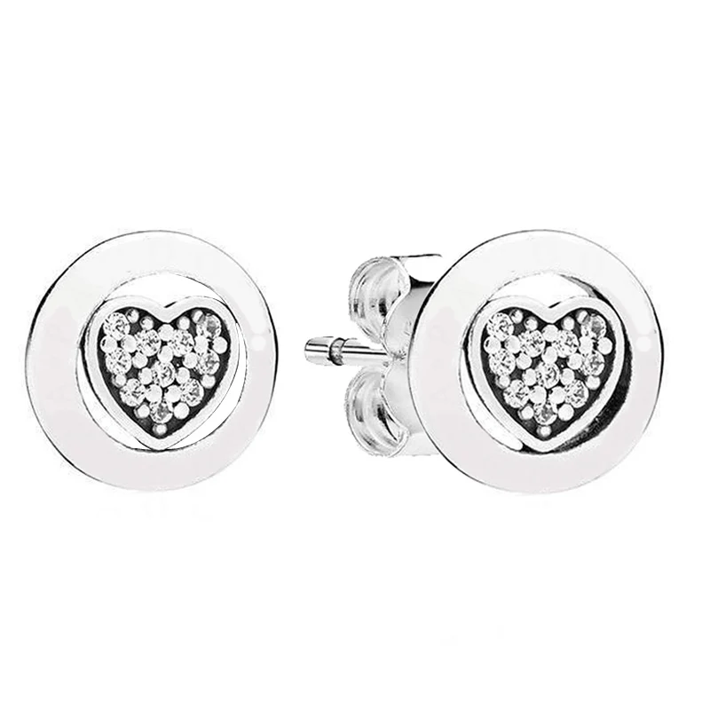 925 Sterling Zilveren Oorbel Love Lock Gepolijst U-Vormige Handtekening Dubbele Hoepel Oorbel Voor Vrouwen Sieraden Cadeau