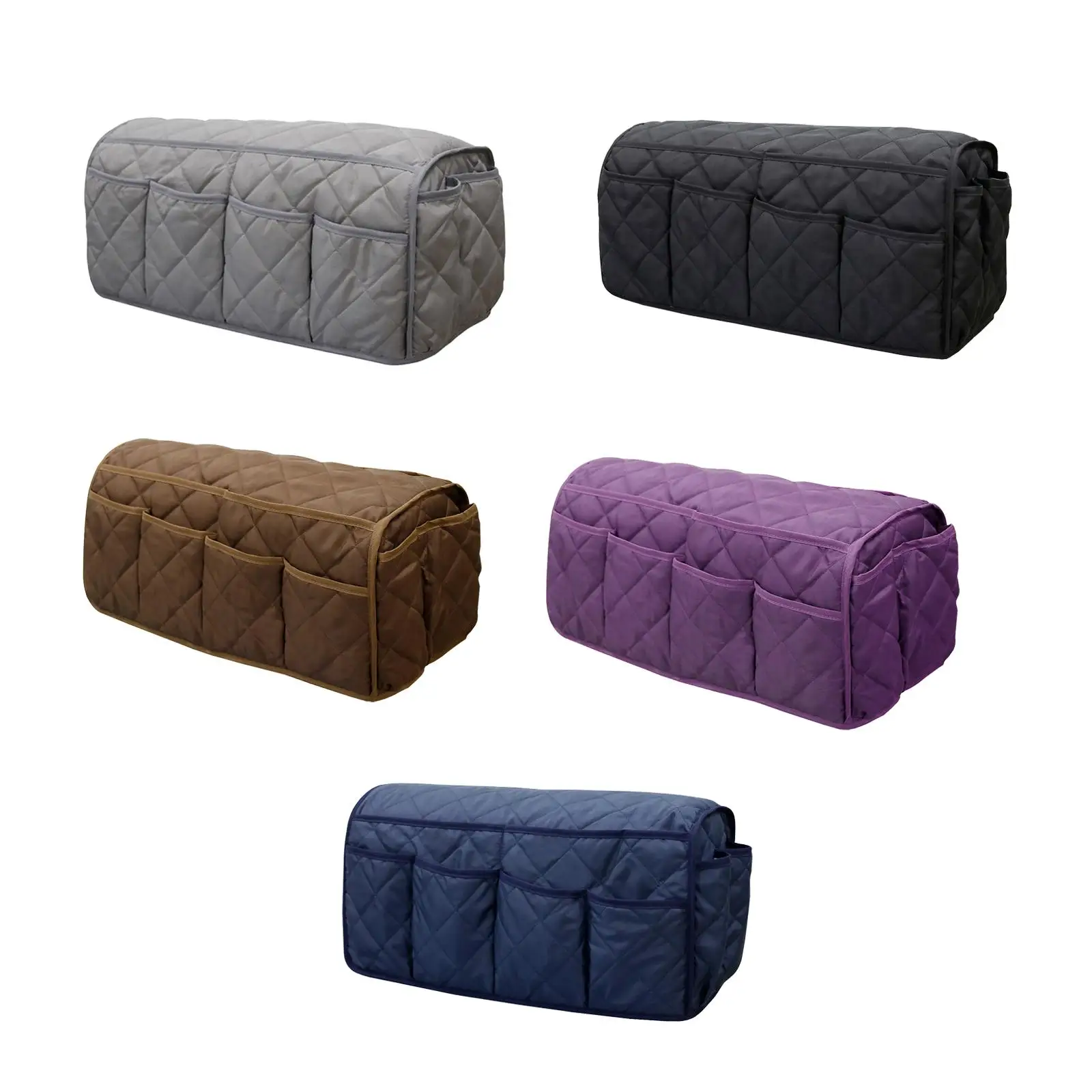 Sofa Armrest Organizer recliner Storage Bag Couch Armrest Caddy for Living Room Magazines Keys