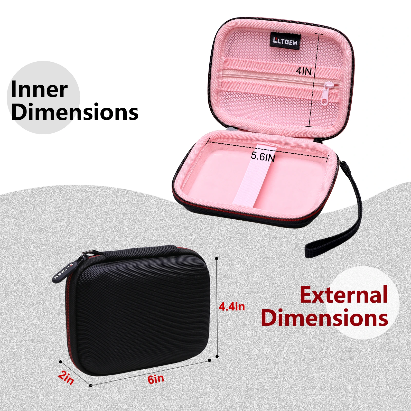 EVA Hard Case for Kodak Printomatic/Step/Step Touch/Smile Digital Instant Print Camera Protective Carrying Bag(only case!!!)