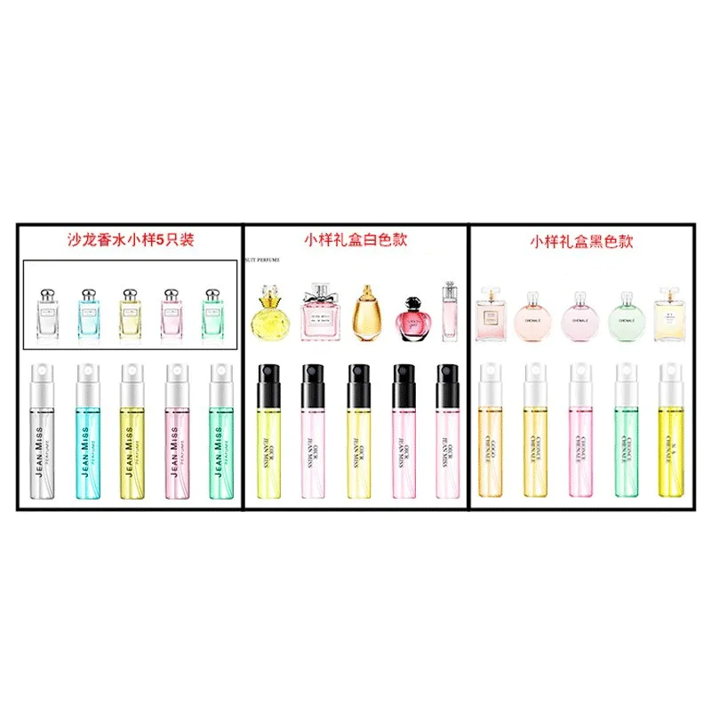 New Original Brand Perfume Kit Women Atomizer Parfum Beautiful Package Deodorant Lasting Fashion Lady Fragrance With Box