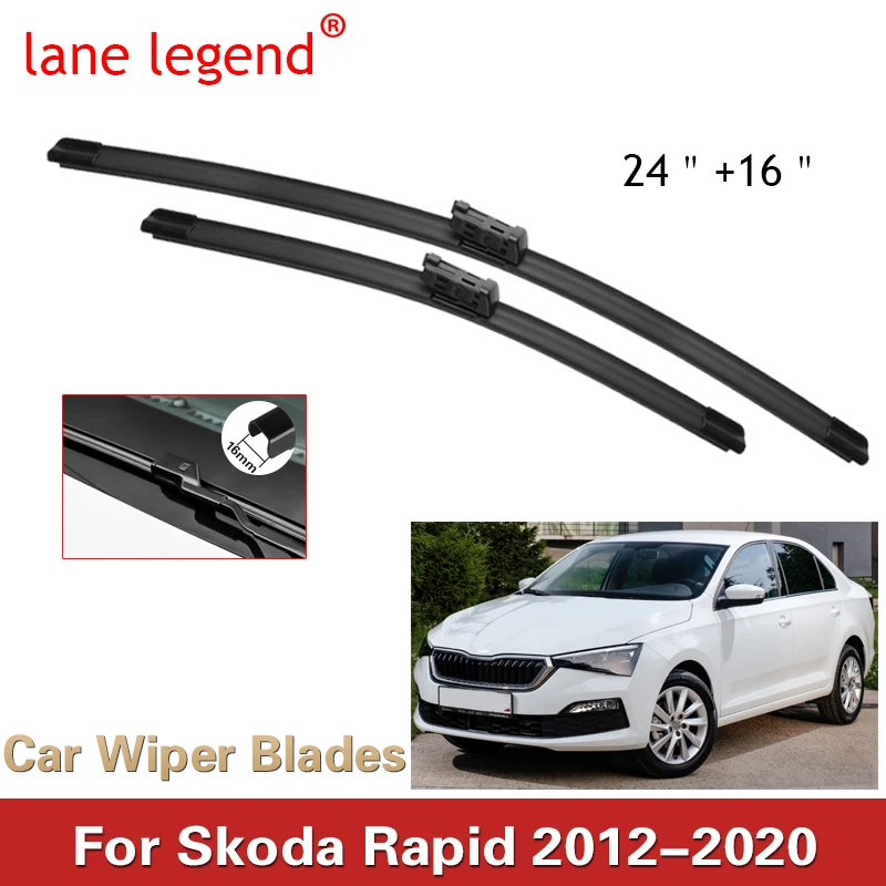 

Wiper Front Wiper Blades For Skoda Rapid 2012 2013 2014 2015 2016 2017 2018 2019 2020 Windshield Windscreen Front Window 24"+16"