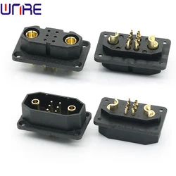 HY2+6P Plug Copper Material Connector Interface Male Female Lithium Battery High Current High Temperature Resistant Connector