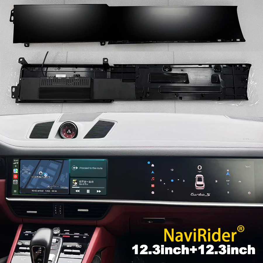 

Dual Screen For Porsche Cayenne 2018-2323 Android Auto Stereo GPS Navigation Car Radio Carplay Multimedia Video Player HeadUnit