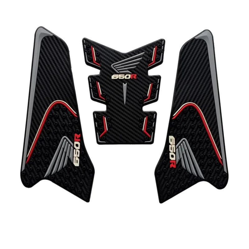 

Honda New Rubber 3D Anti Slip Fuel Tank Protection Sticker Motorcycle AccessoriesCB650R2019-2020