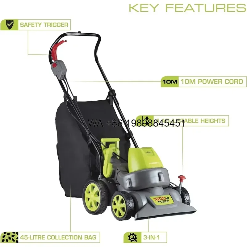 Wmwmnu 3 in 1 Artificial Grass Cleaning Blower Leaf Shredder for Turf Cleaner Sweeper