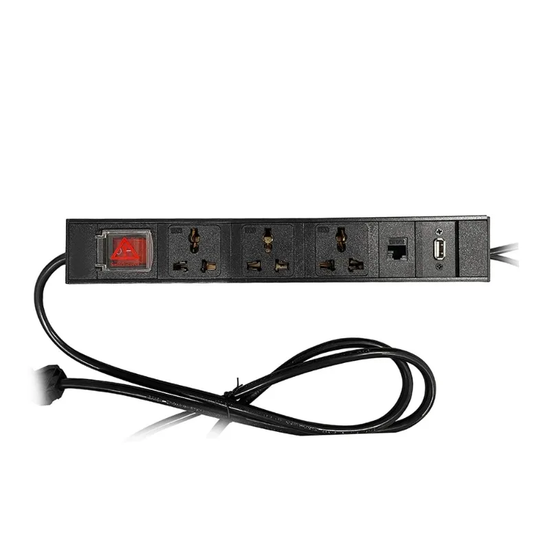 

1,5 м настенный переключатель из алюминиевого сплава USB настольная универсальная розетка для домашнего офиса в общежитии