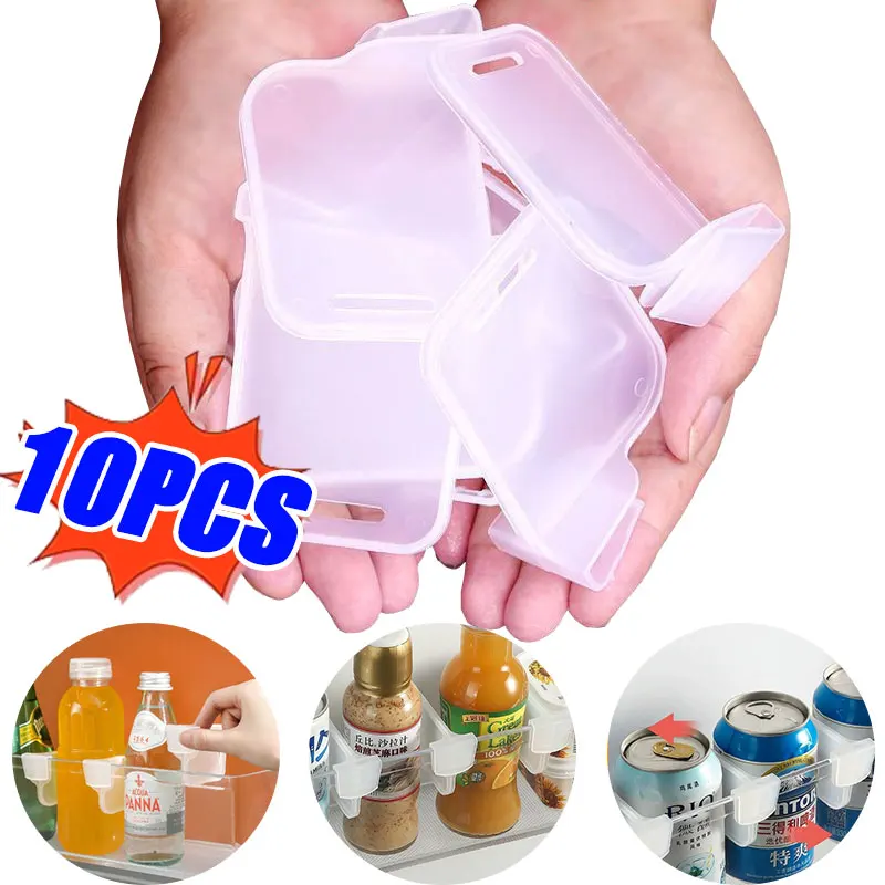 

10/5/2/1pcs Refrigerator Side Door Sorting Partition Card Buckle Kitchen Bedroom Storage Storage Sorting Box Space Division