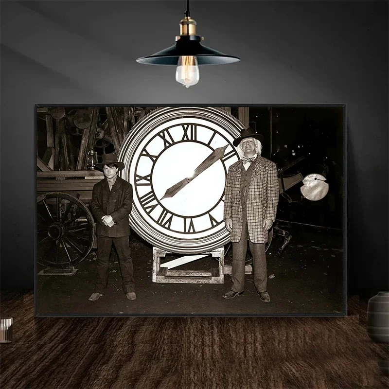 Classic Movie Back To The Future Vintage Posters Canvas Print And Painting Retro Wall Art HD Picture for Living Room Home Decor