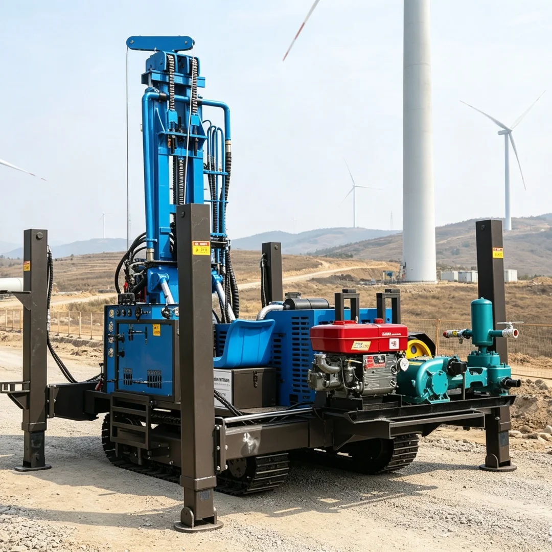 Customized Pneumatic Water Well Drilling Rig, Large‑bore Dual‑purpose Drilling Rig for Geothermal & Water Supply