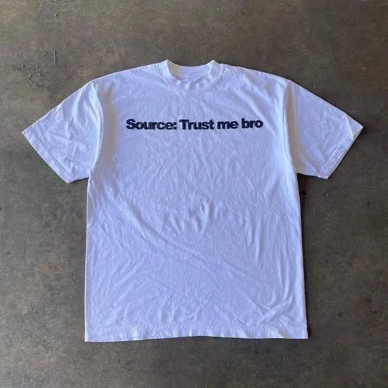 Source Trust me bro T Shirt Funny  S 5XL