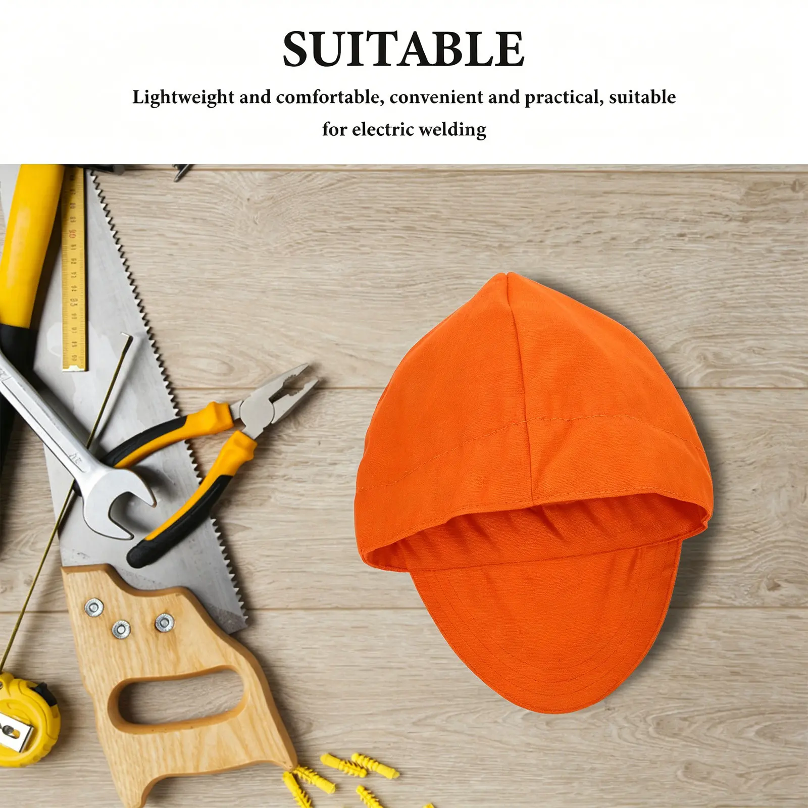 Welding Cap Gray Flame Resistant Windproof Dustproof Protective Beanie Hat Electric Welder Gear Weld Caps for Men