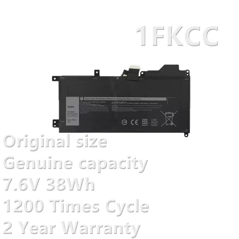 CSBD 1FKCC Laptop Battery for Dell Latitude 7200 7210 2-in-1 Series Notebook 09NTKM 9NTKM 0D9J00 0KWWW4 KWWW4 7.6V 38WH