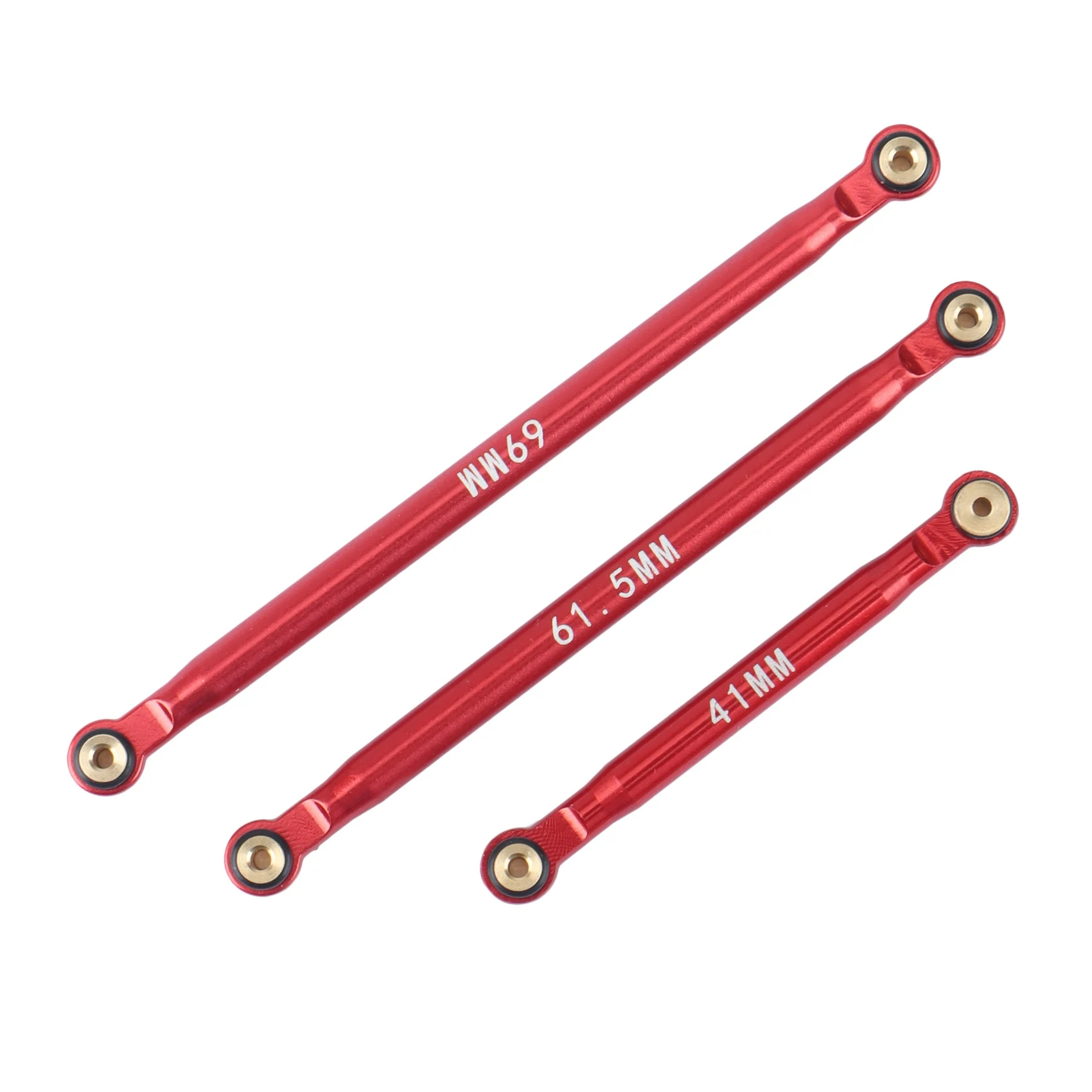 CNC Metal Suspension Rod Chassis Links Set for 1/24 RC Crawler Car Axial SCX24 AXI90081 Deadbolt AXI00004 B17 Parts,A